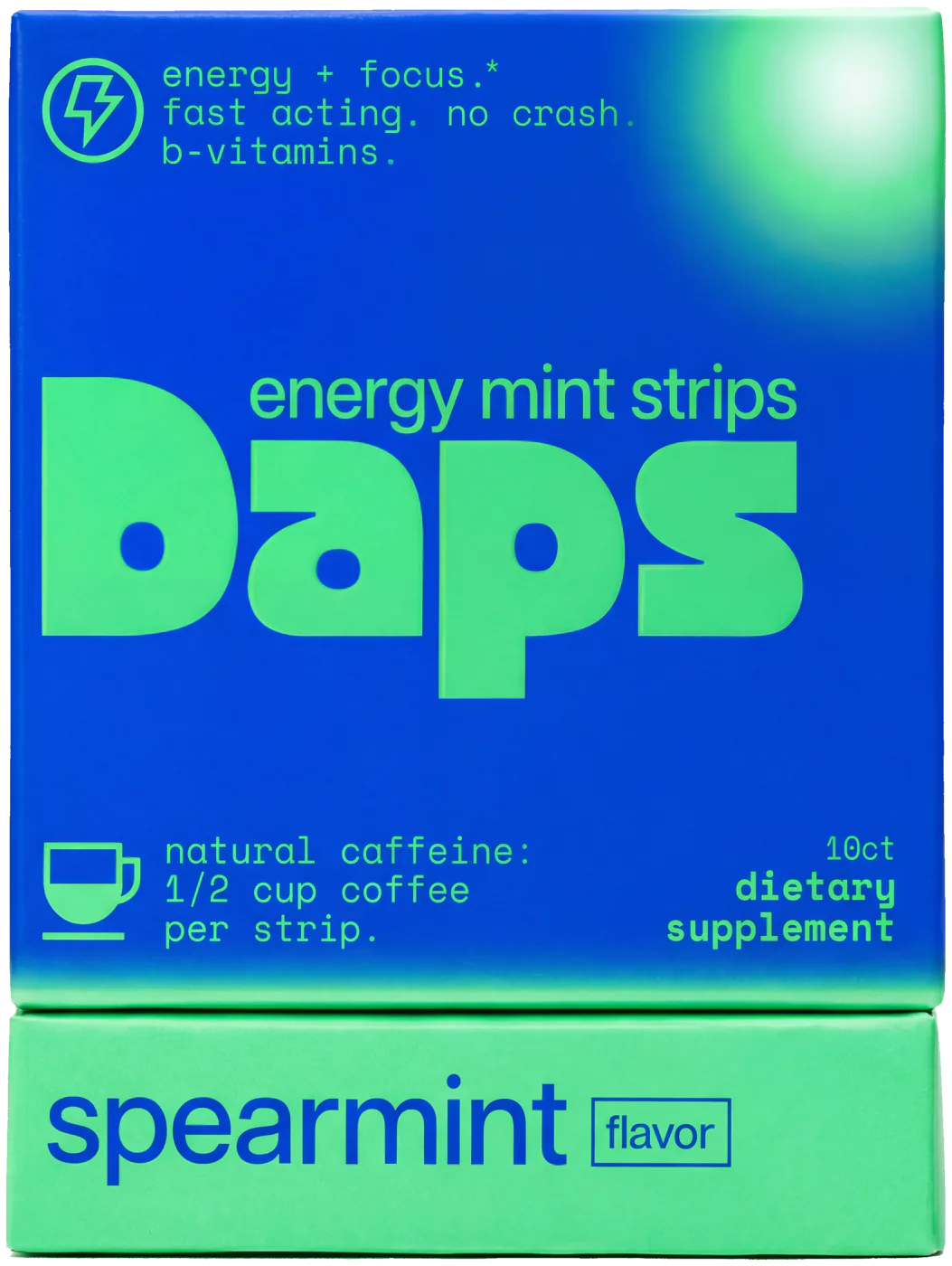 Daps spearmint energy mint strips