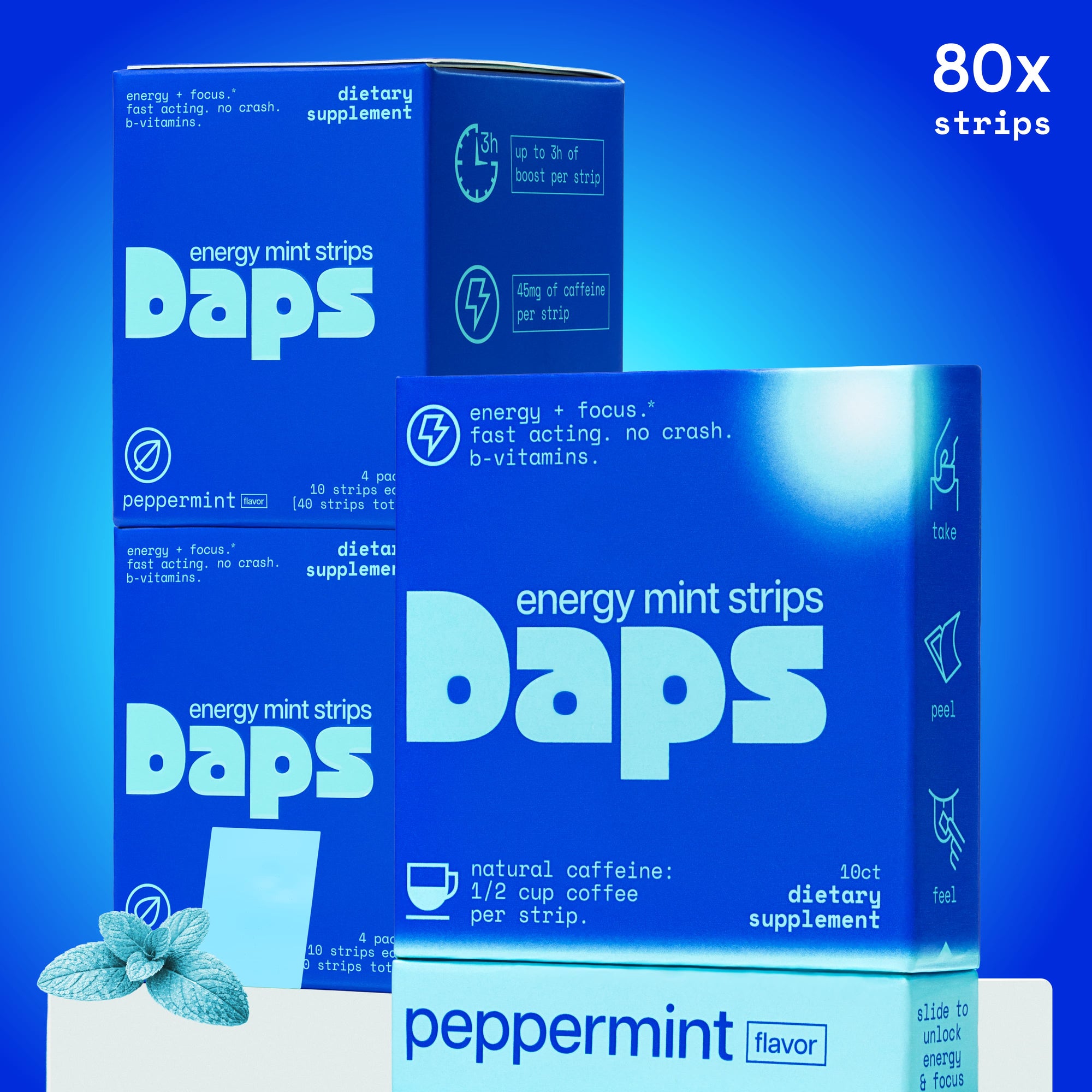 Daps Energy Mint Strips