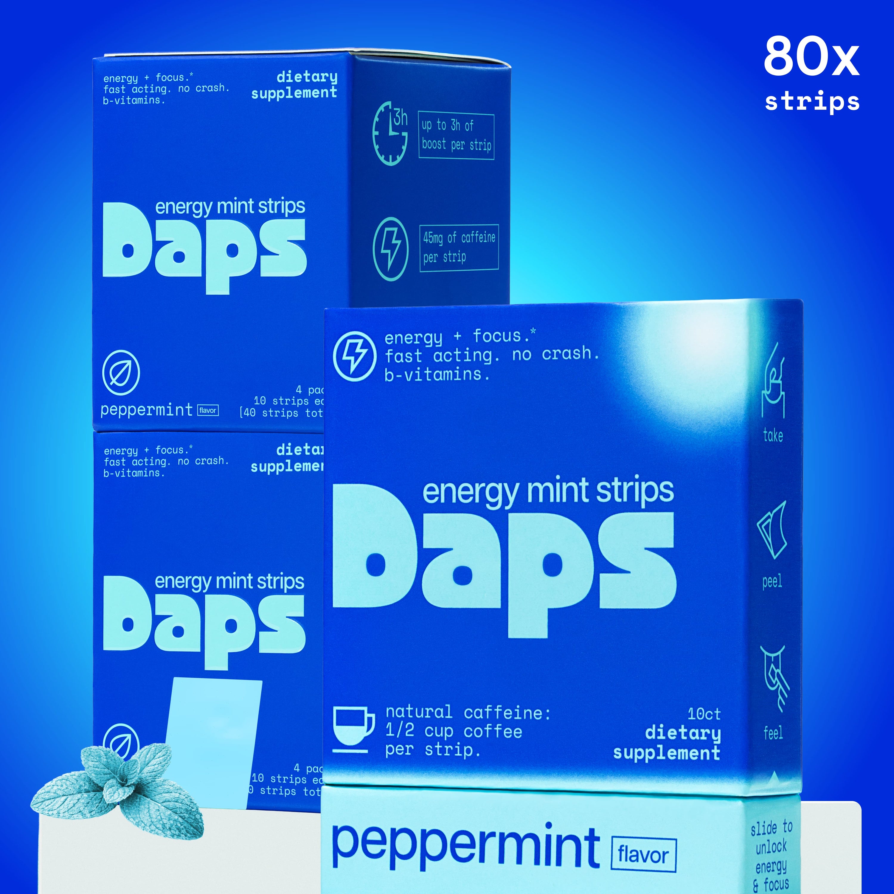 Daps Energy Mint Strips