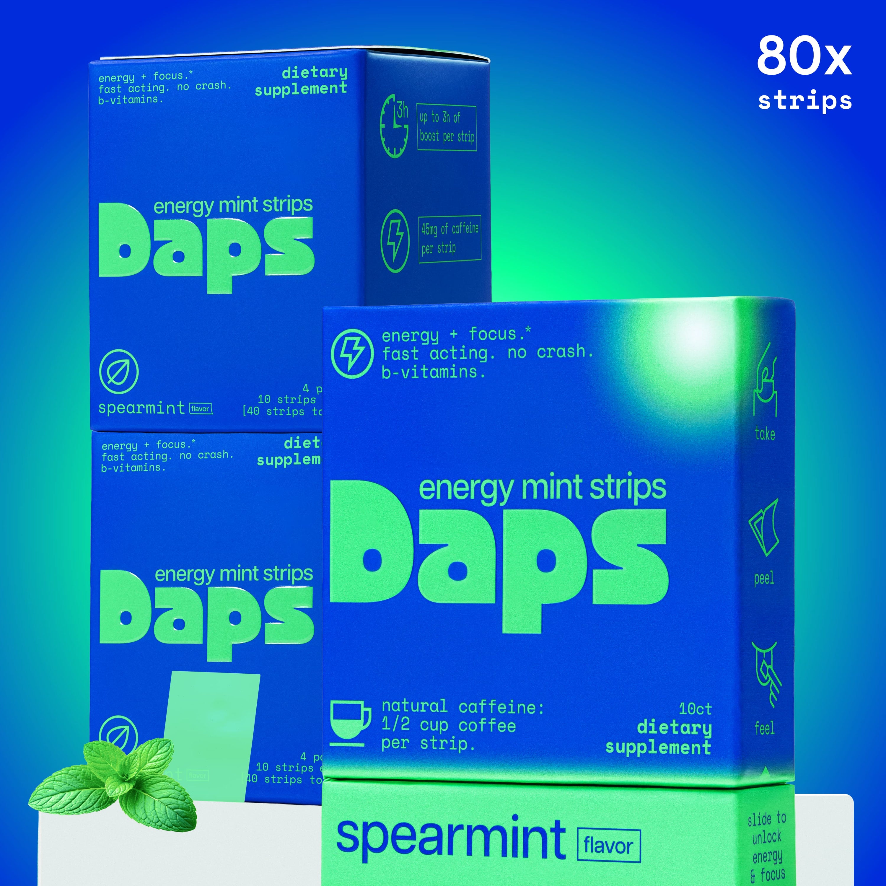 Daps Energy Mint Strips