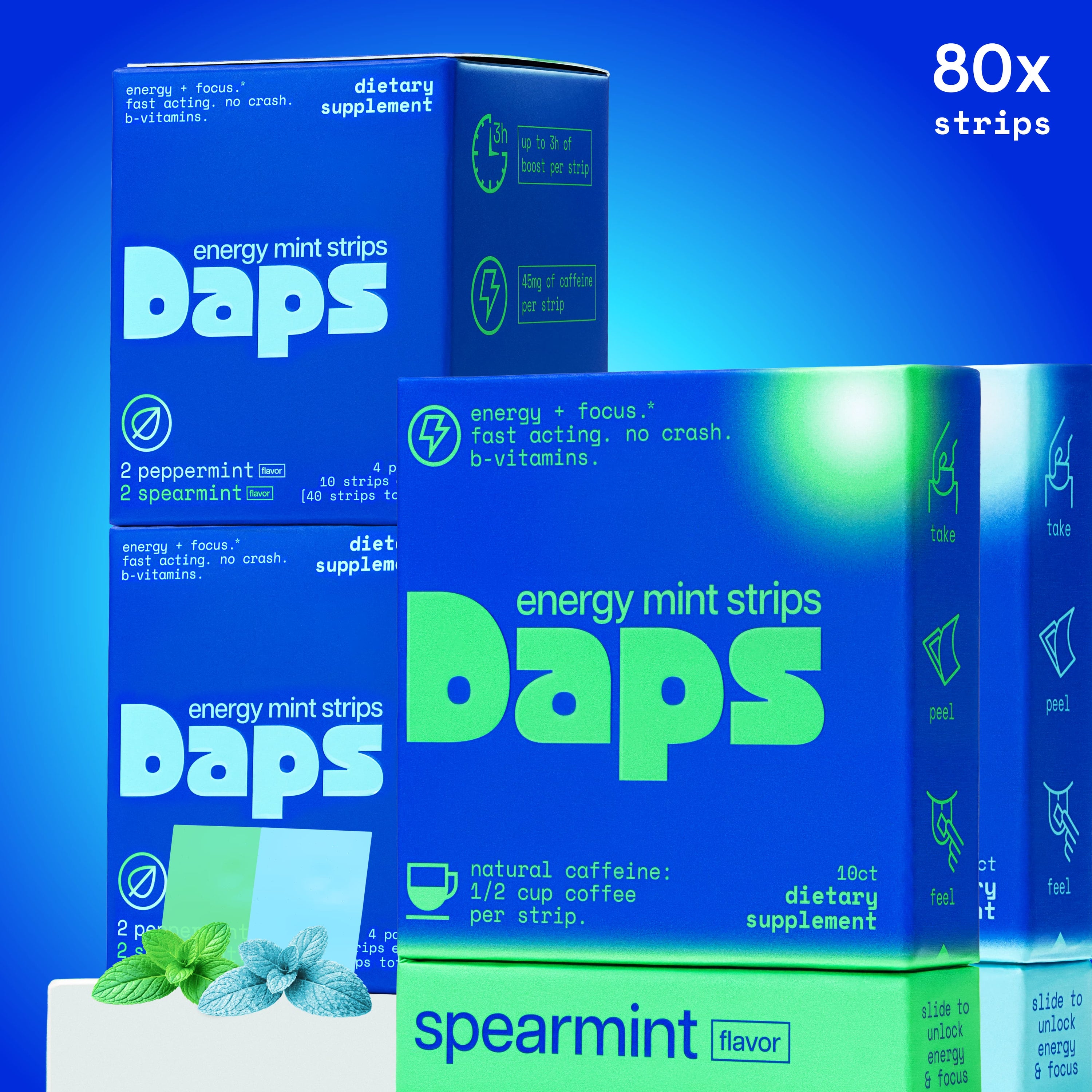 Daps Energy Mint Strips