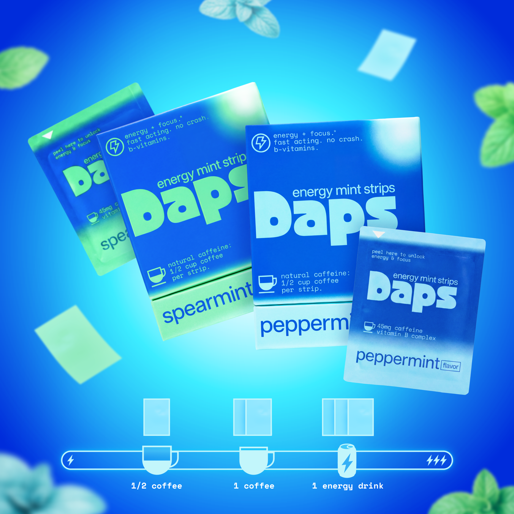 Daps Energy Mint Strips