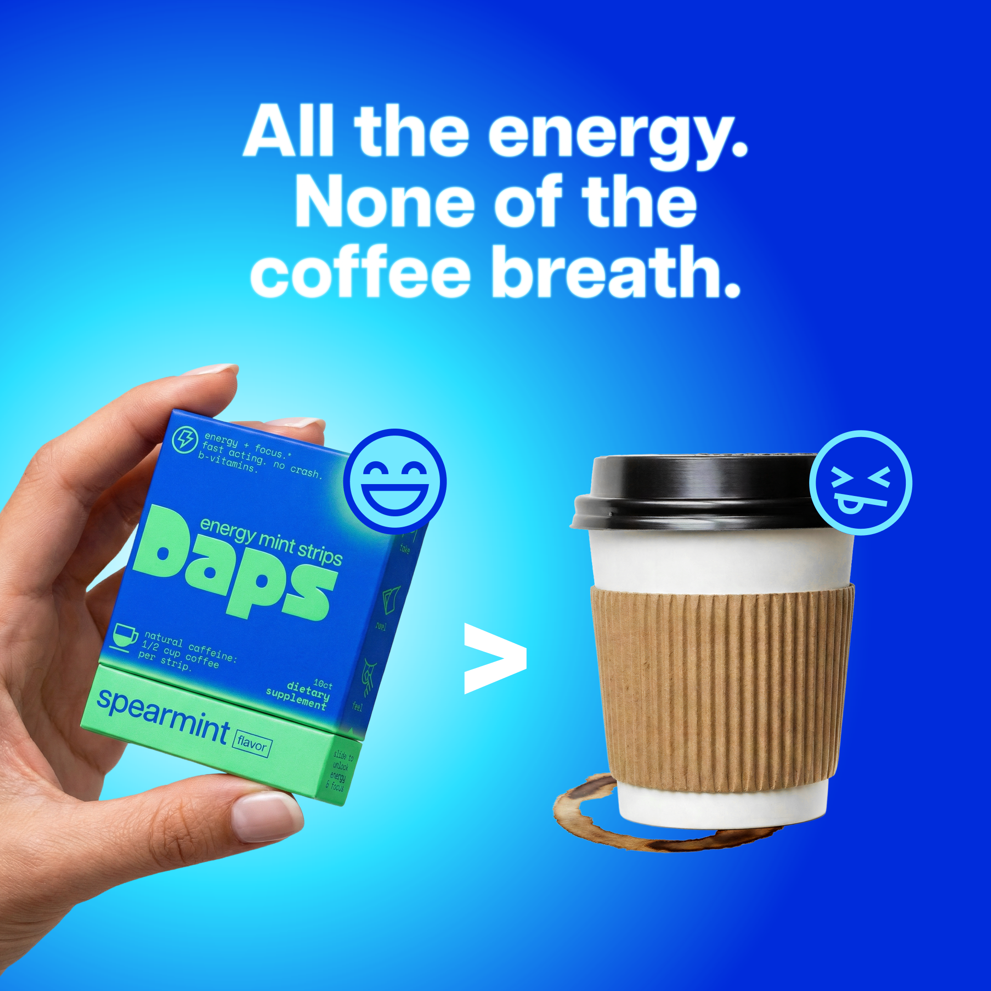 Daps Energy Mint Strips