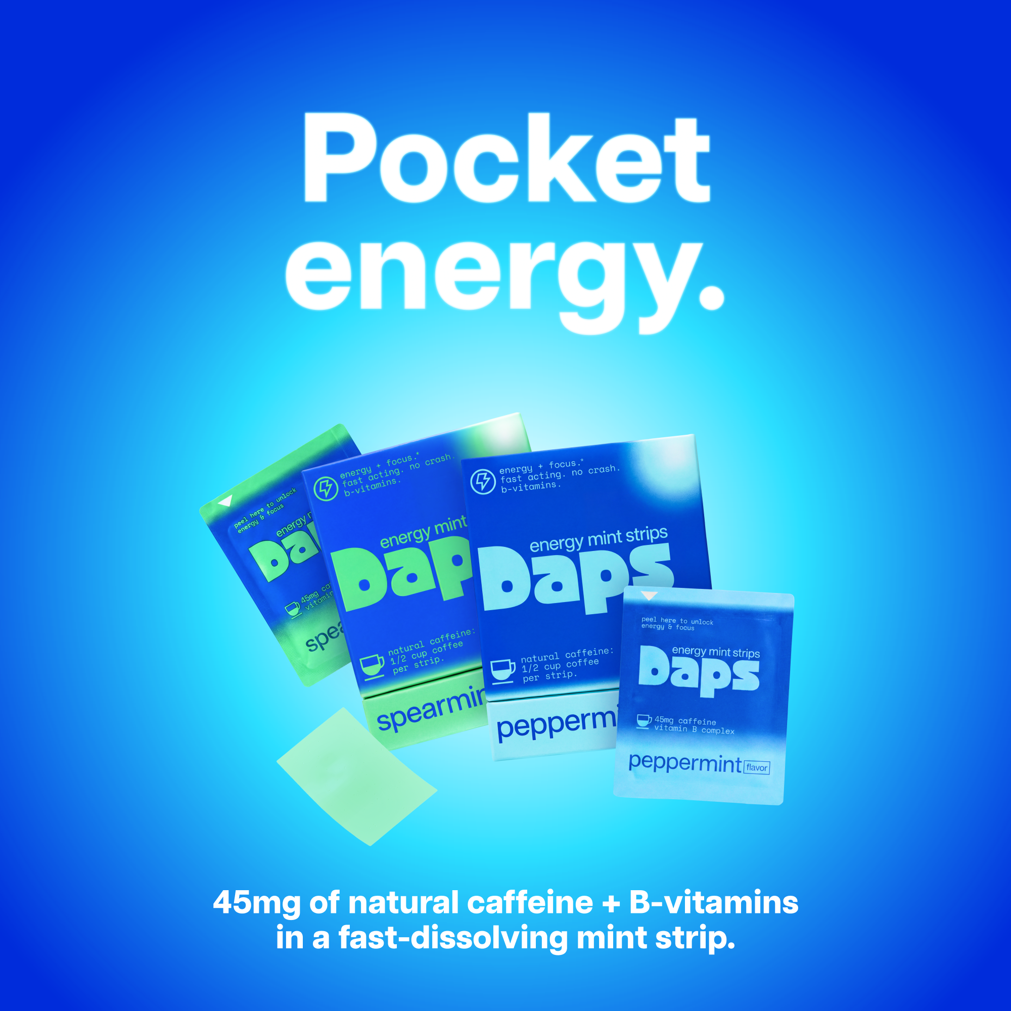 Daps Energy Mint Strips
